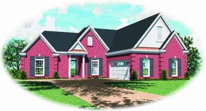 Traditional House Plan #053-01300 Elevation Photo