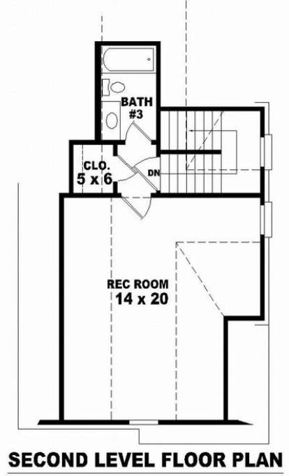 Floorplan 2 for House Plan #053-01300