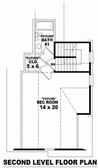 Floorplan 2 for House Plan #053-01301
