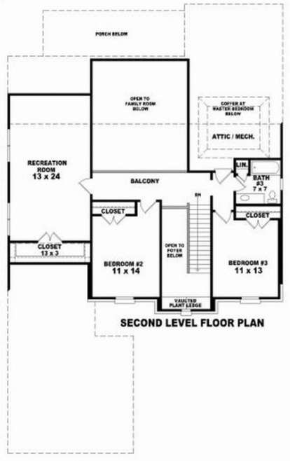 Floorplan 2 for House Plan #053-01302