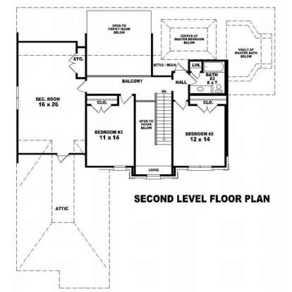 Floorplan 2 for House Plan #053-01303