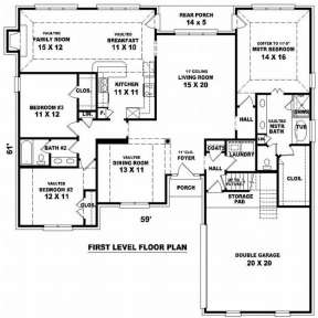 Floorplan 1 for House Plan #053-01314