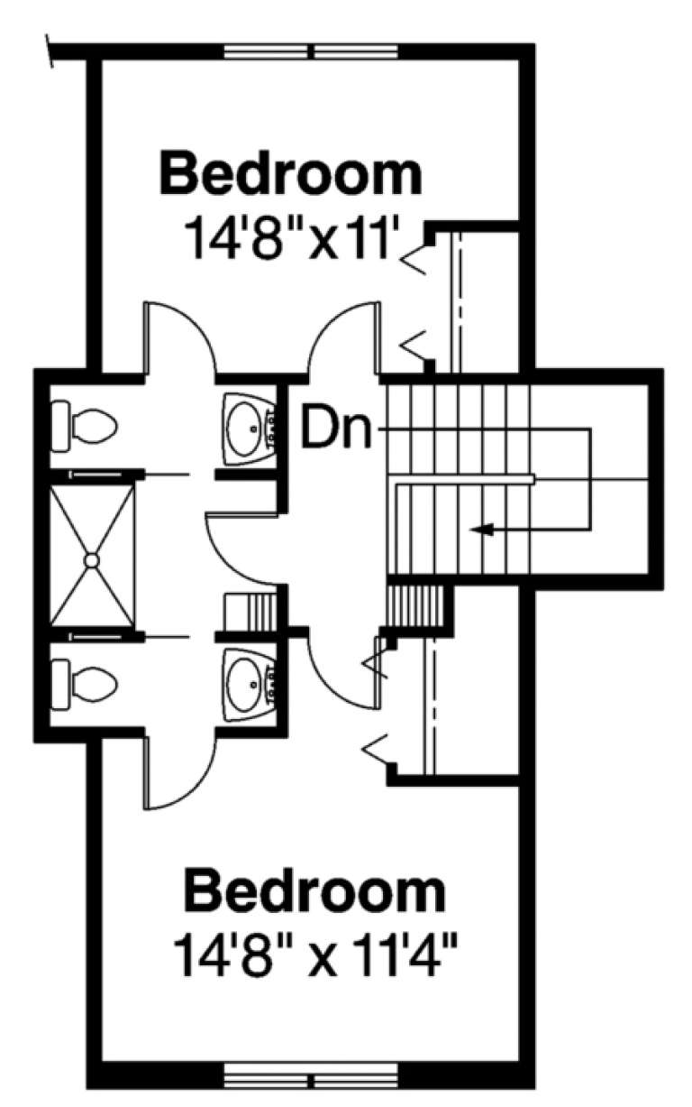 House Plan House Plan #880 Drawing 2