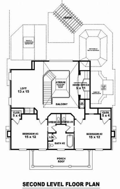 Floorplan 2 for House Plan #053-01322