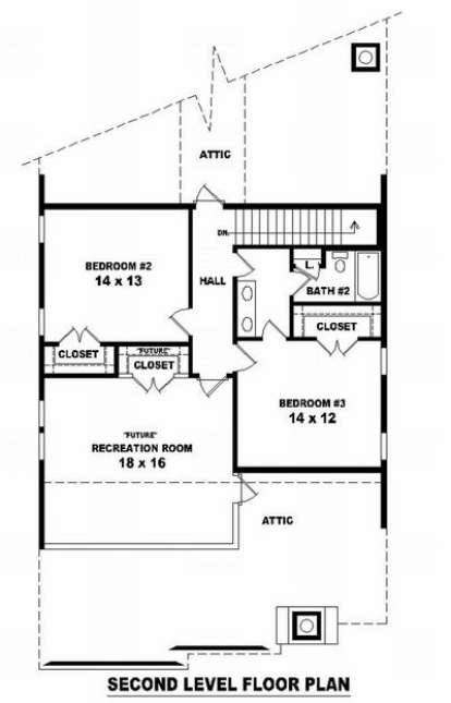 Floorplan 2 for House Plan #053-01333
