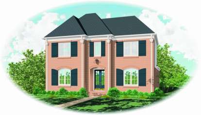 3 Bed, 2 Bath, 2831 Square Foot House Plan - #053-01334