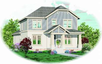 Craftsman House Plan #053-01337 Elevation Photo