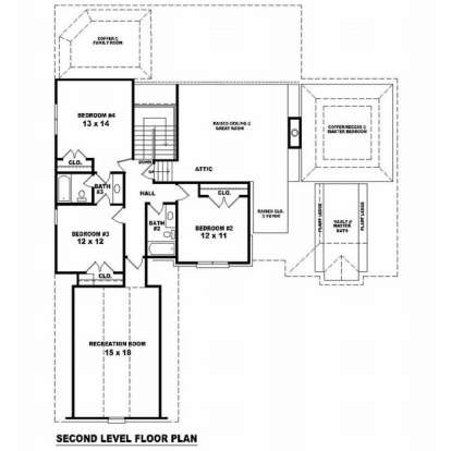 Floorplan 2 for House Plan #053-01341
