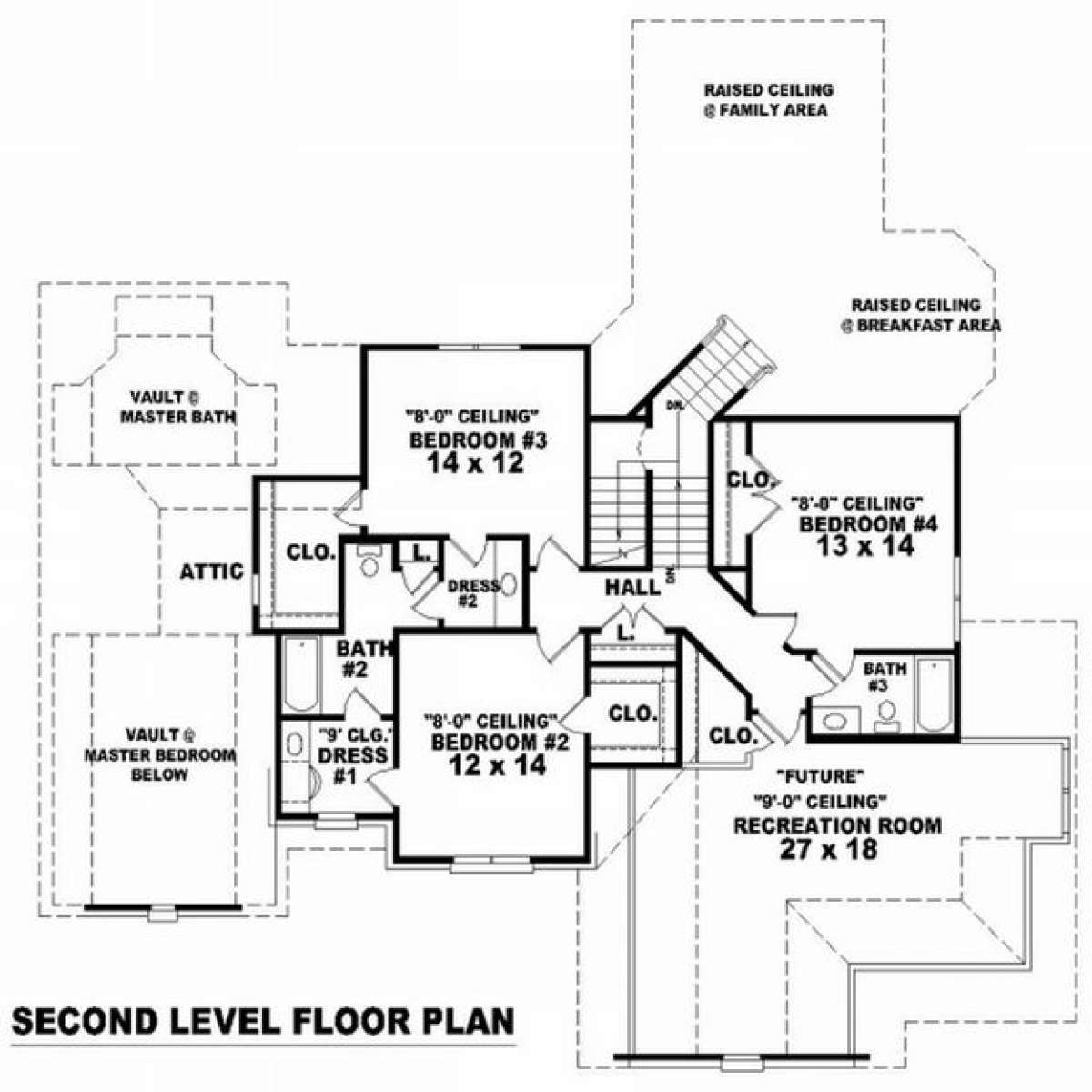 Floorplan 2 for House Plan #053-01342