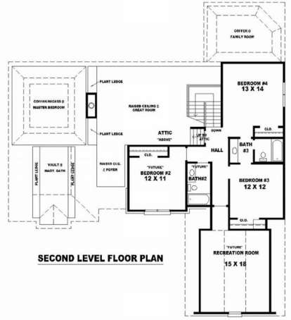 Floorplan 2 for House Plan #053-01344