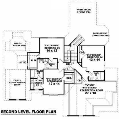 Floorplan 2 for House Plan #053-01348