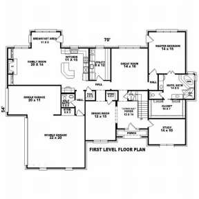 Floorplan 1 for House Plan #053-01349