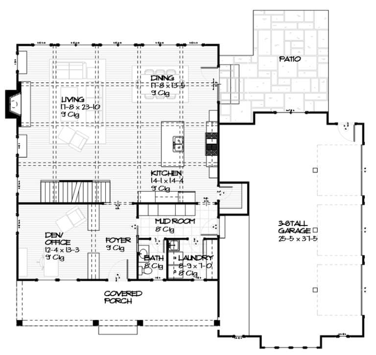 House Plan House Plan #8834 Drawing 1