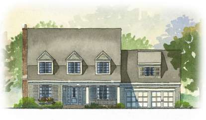 Traditional House Plan #1637-00005 Elevation Photo