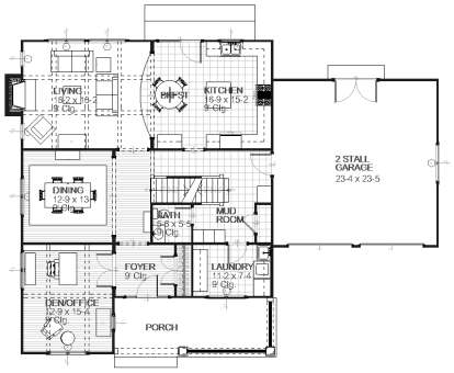 Main for House Plan #1637-00005