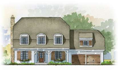 Farmhouse House Plan #1637-00006 Elevation Photo