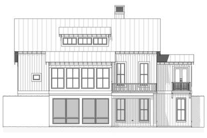Lake Front House Plan #1637-00007 Elevation Photo