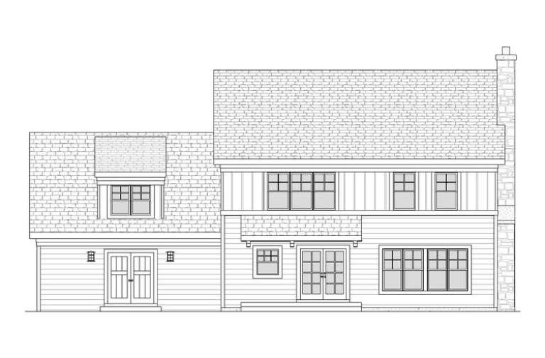 Country House Plan #1637-00009 Elevation Photo