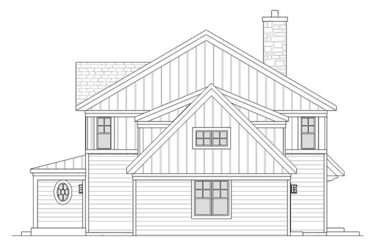 Country House Plan #1637-00009 Elevation Photo