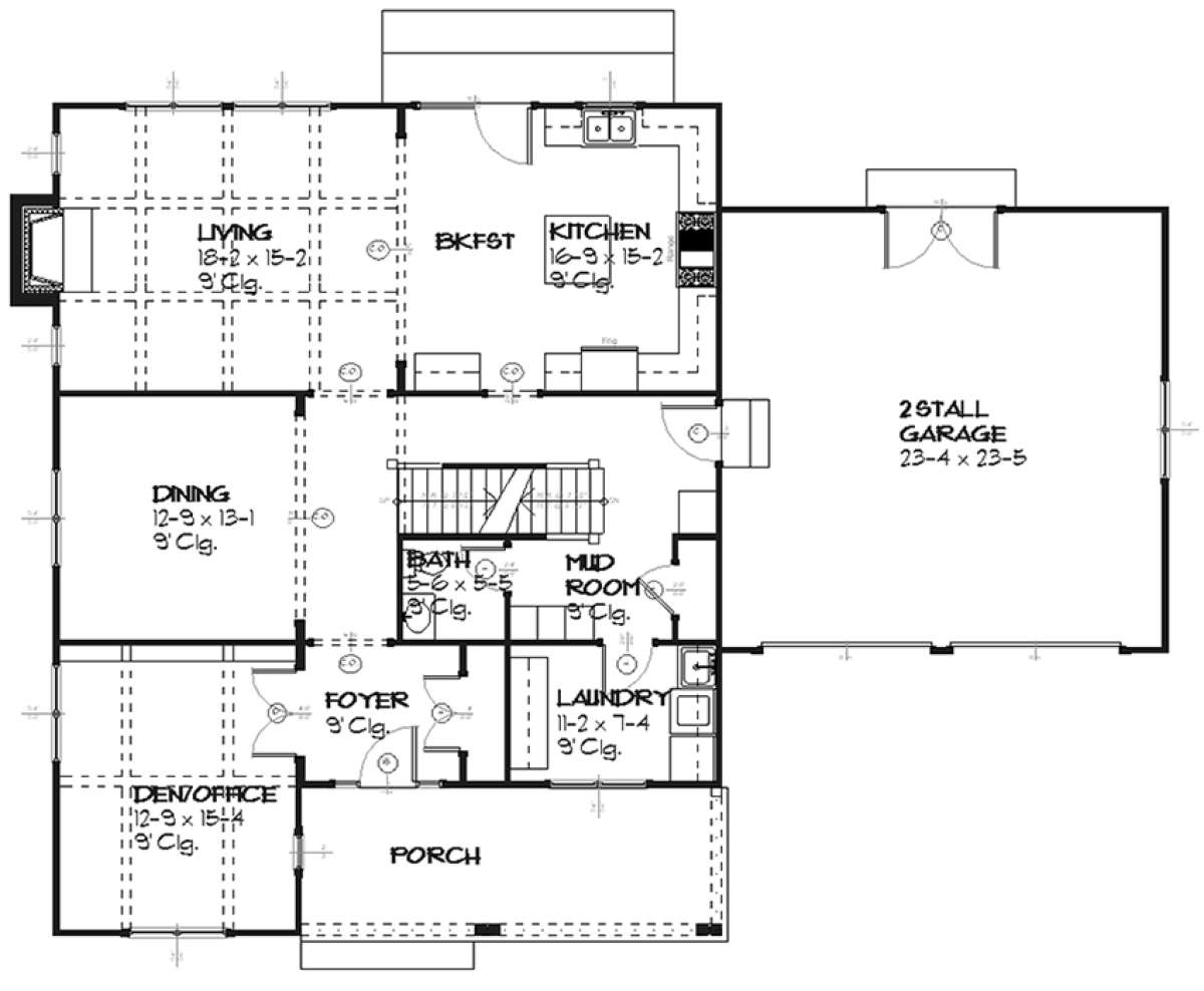 Main for House Plan #1637-00009