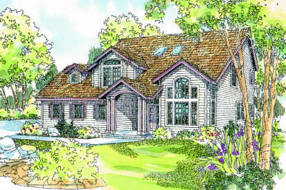 Traditional House Plan #035-00233 Elevation Photo