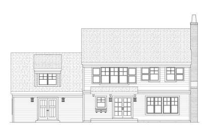 Colonial House Plan #1637-00010 Elevation Photo