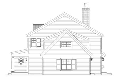 Colonial House Plan #1637-00010 Elevation Photo