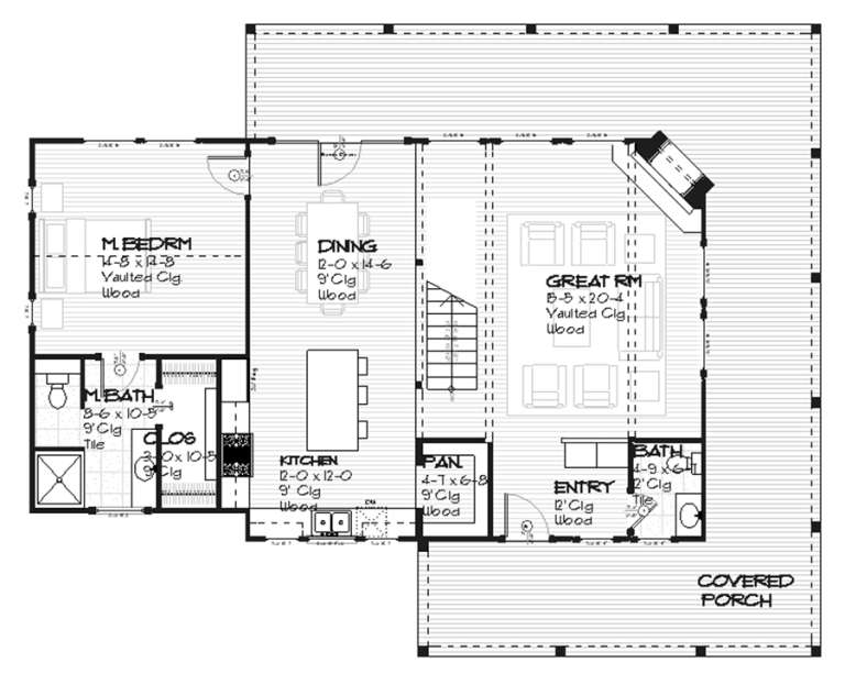 House Plan House Plan #8841 Drawing 1