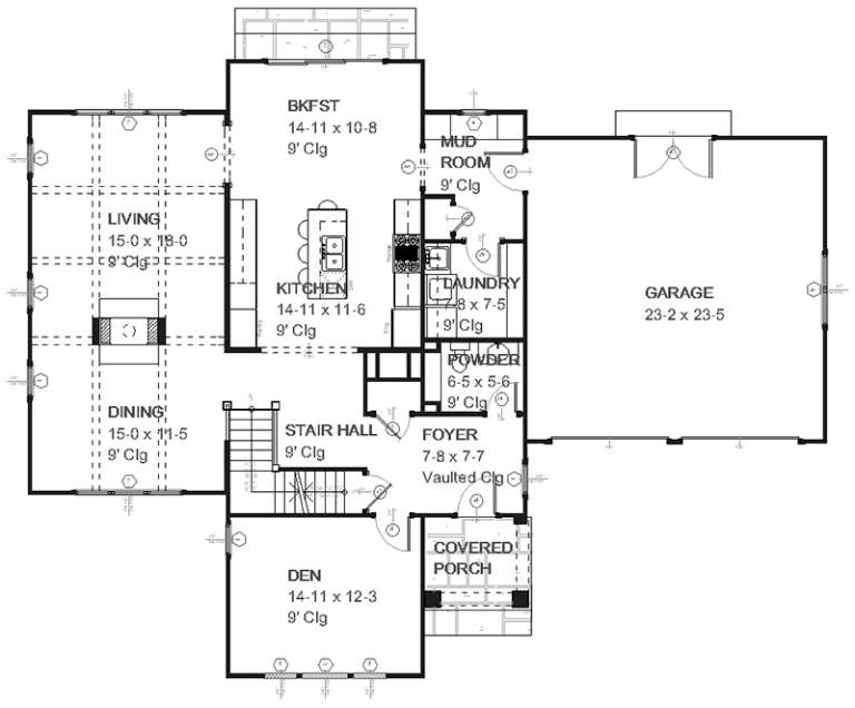 House Plan House Plan #8846 Drawing 1