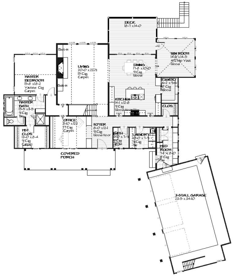 House Plan House Plan #8848 Drawing 1