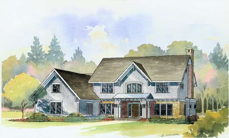 Traditional House Plan #1637-00022 Elevation Photo
