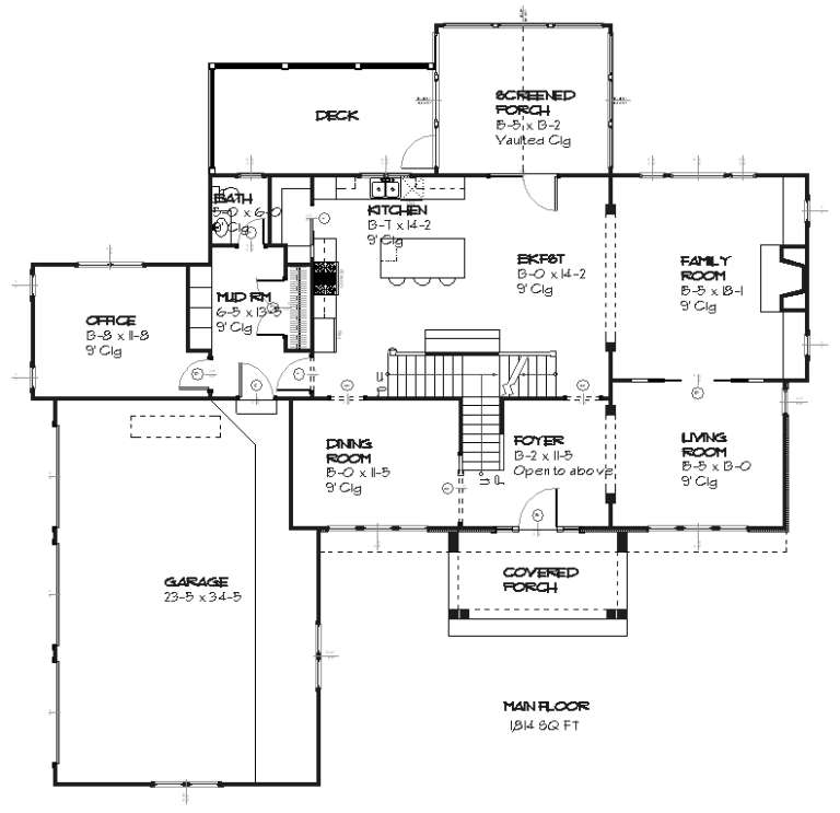 House Plan House Plan #8852 Drawing 1