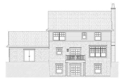 Colonial House Plan #1637-00023 Elevation Photo