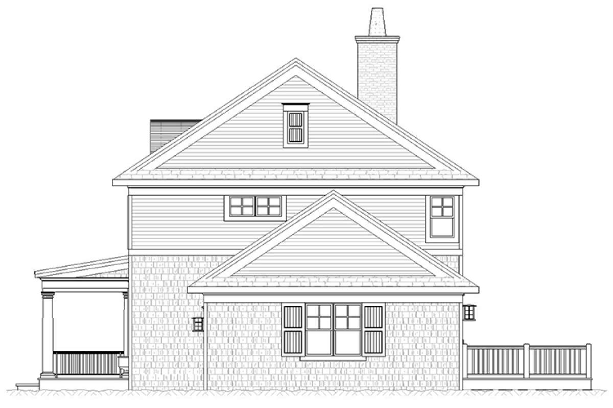 Colonial House Plan #1637-00023 Elevation Photo