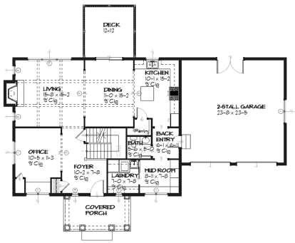 Main for House Plan #1637-00026