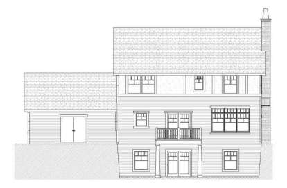 Colonial House Plan #1637-00028 Elevation Photo