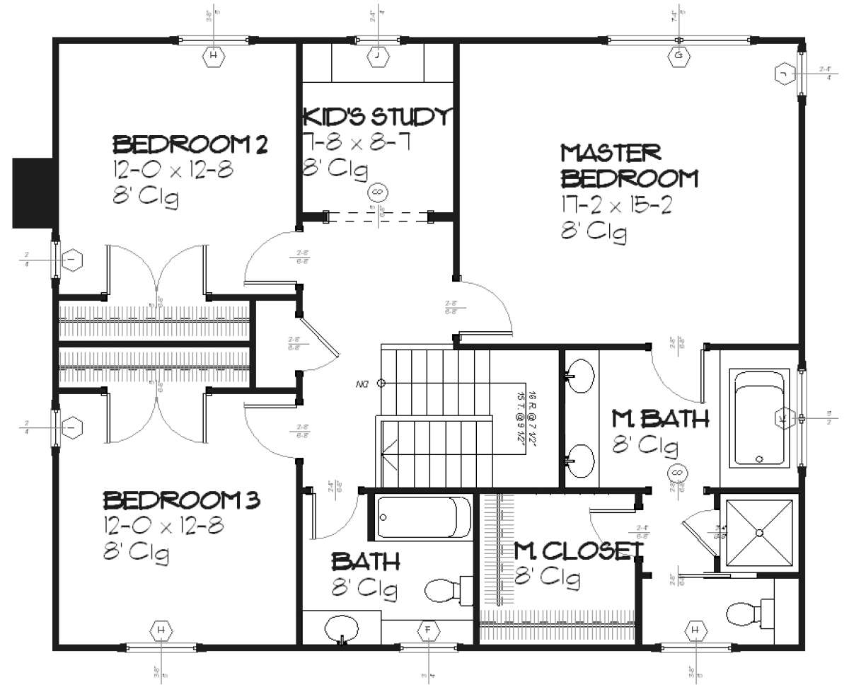 Upper for House Plan #1637-00029