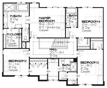 Upper for House Plan #1637-00030