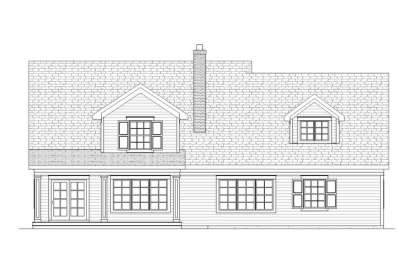 Cape Cod House Plan #1637-00033 Elevation Photo