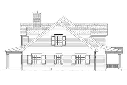 Cape Cod House Plan #1637-00033 Elevation Photo