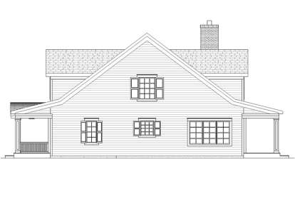 Cape Cod House Plan #1637-00033 Elevation Photo