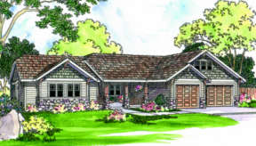 Traditional House Plan #035-00236 Elevation Photo