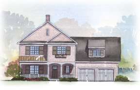 Country House Plan #1637-00041 Elevation Photo
