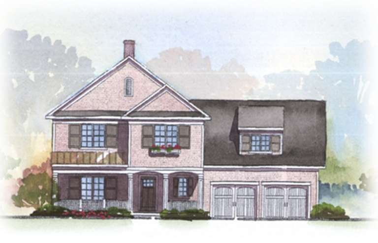 Country House Plan #1637-00041 Elevation Photo