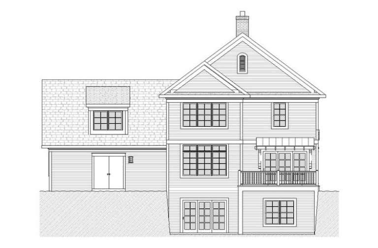 Country House Plan #1637-00041 Elevation Photo