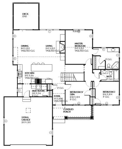 Main for House Plan #1637-00044