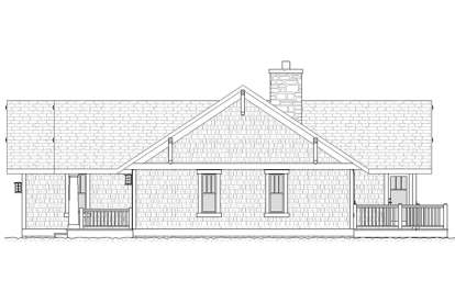 Ranch House Plan #1637-00045 Elevation Photo