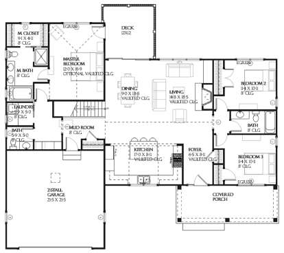 Main for House Plan #1637-00046