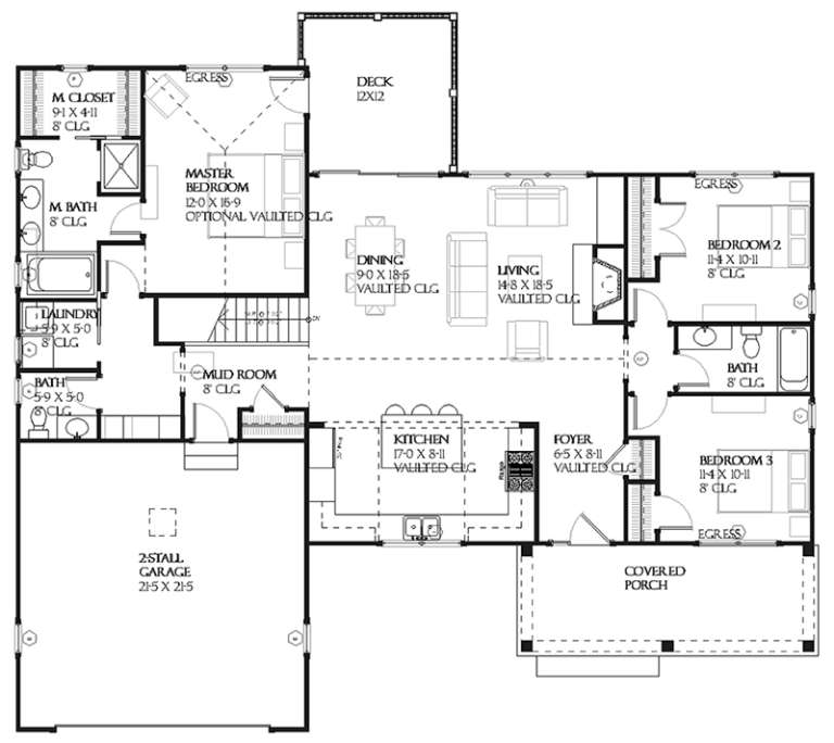 House Plan House Plan #8876 Drawing 1