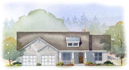 Craftsman House Plan #1637-00053 Elevation Photo